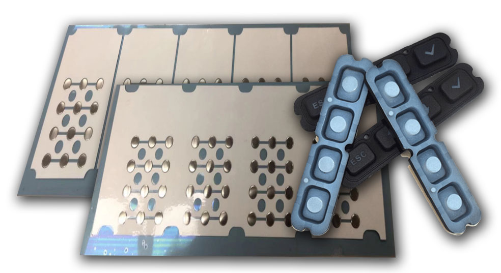 Teclado de membrana/caucho de silicona